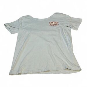 Ron Jon Light Blue Tee with Red Logo